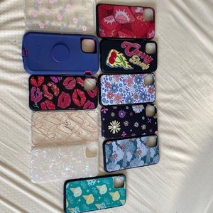 iPhone 11 Pro Max cases, message me for individual case or all for 15